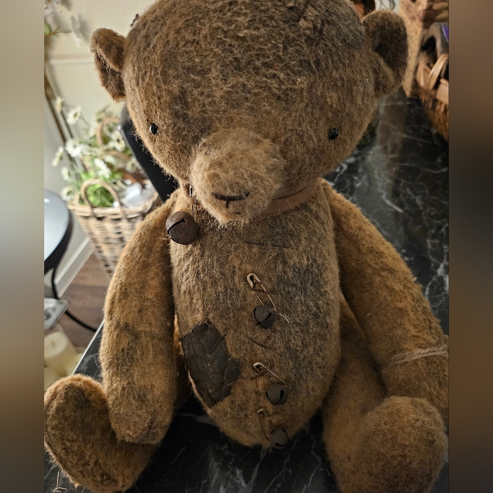 Primitive Brown Teddy Bear